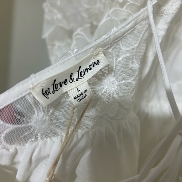 Free people For Love and Lemons dress sz L - Picture 7 of 8